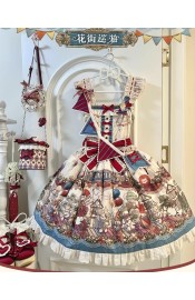 Urtto Flower Street Parade Blouse and JSK(Pre-Order/Full Payment Without Shipping)
